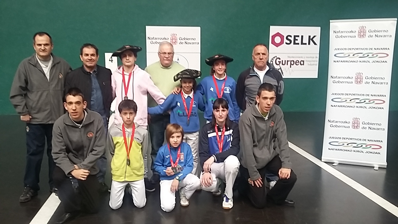 XXXII Juegos Deportivos de Navarra de Frontball Masculino y Mano Individual Femenina.